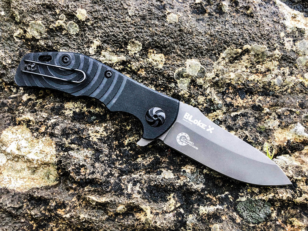 Складной нож Bloke X, сталь N690 StoneWash, Kizlyar Supreme, 4650065050685