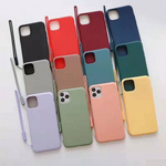 Силиконовый матовый чехол с ремешком для iPhone 11 Pro, 011397 Черный
