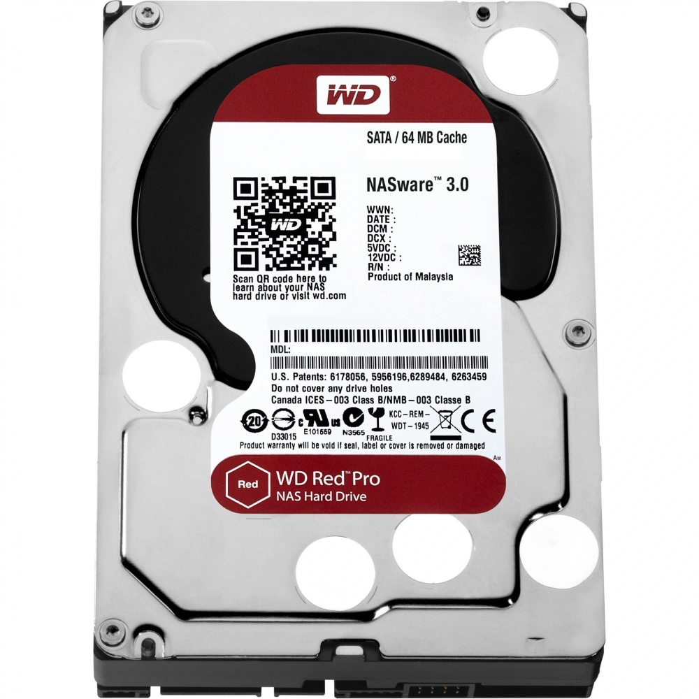 Жесткий диск HDD Western Digital SATA 18TB PRO (WD181KFGX)