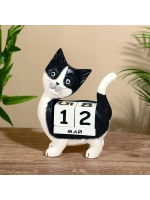 Вечный календарь "Котик" 15х22х6 см
