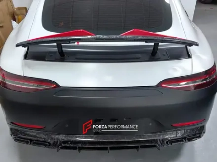 Карбоновый диффузор и спойлер для MERCEDES-BENZ AMG GT X290 2019+ АМГ Мерседес Бенц