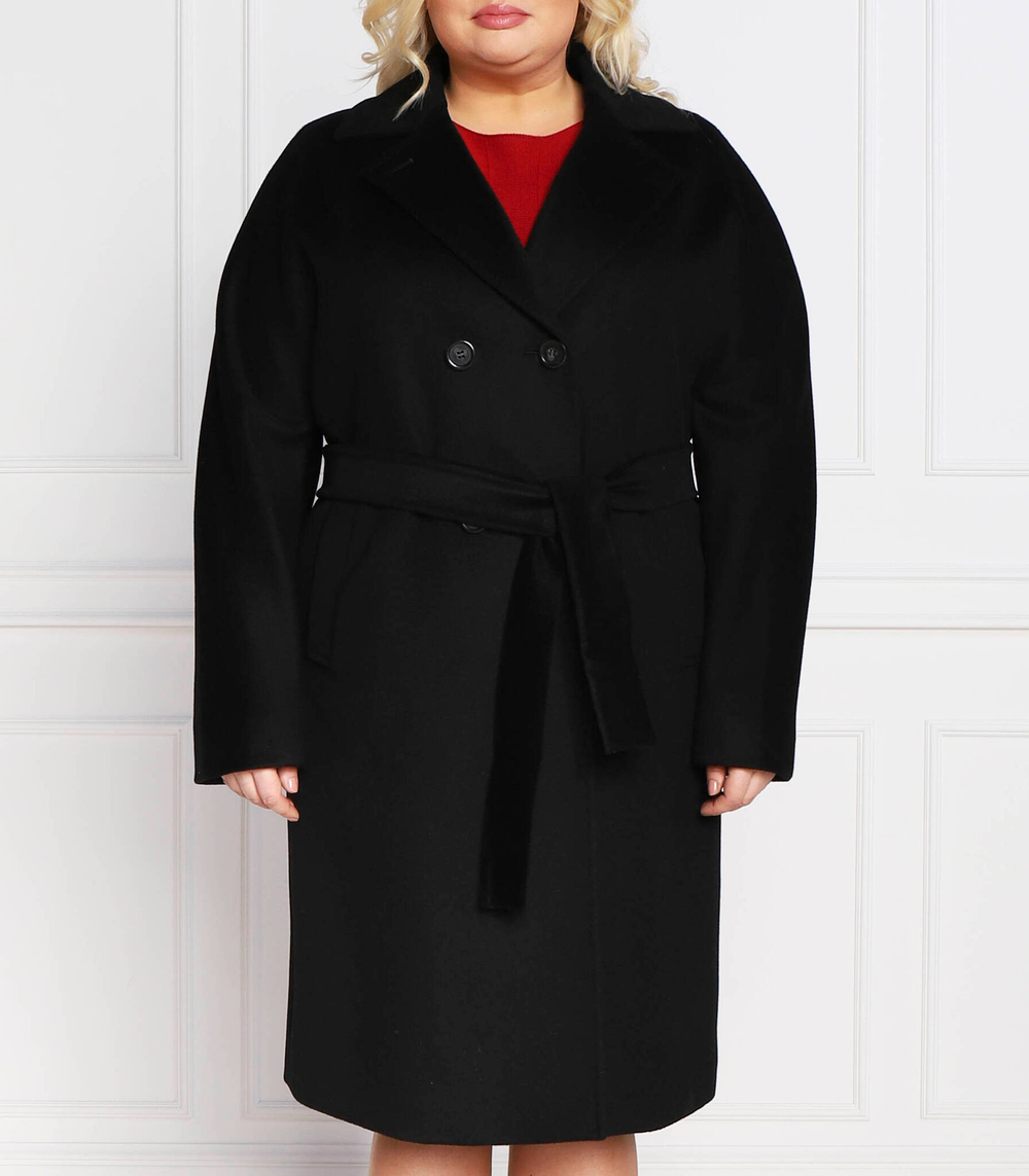 Хлопковое пальто tarina plus size Persona by Marina Rinaldi - черный(1014032)