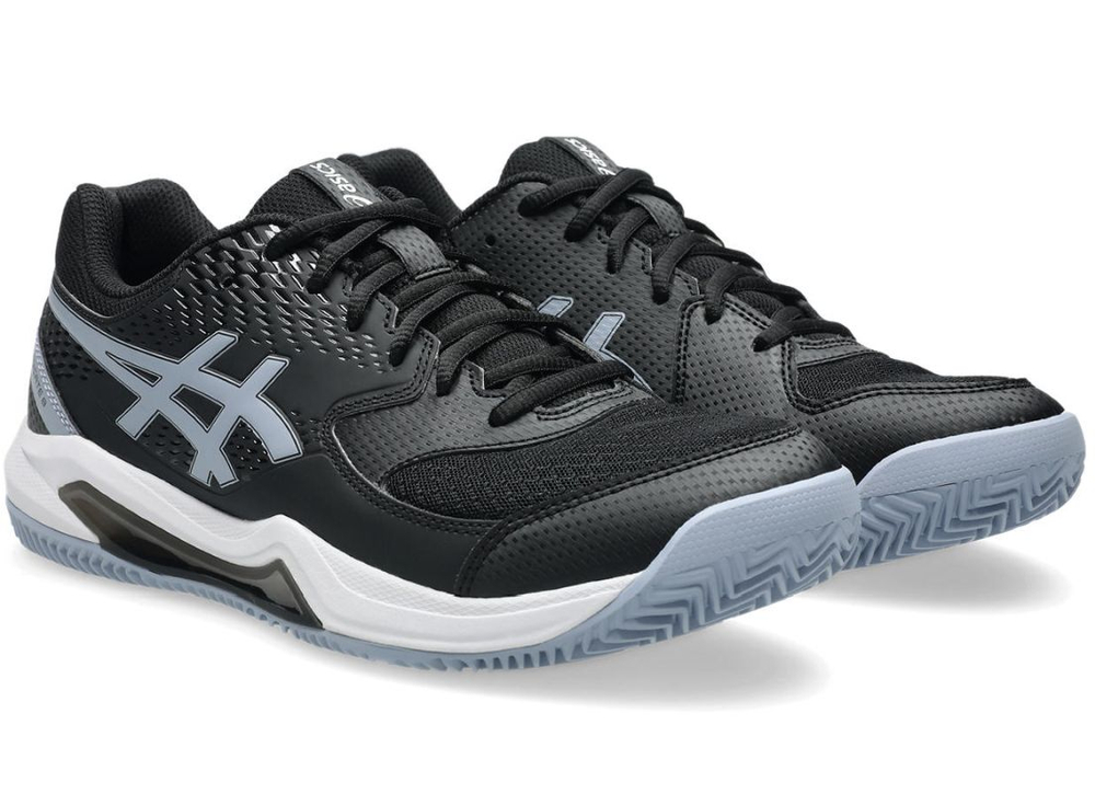 Мужские кроссовки теннисные Asics Gel-Dedicate 8 Clay - black/grey blue