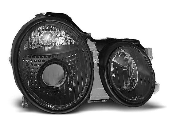 Передние фары black для Mercedes CLK W208