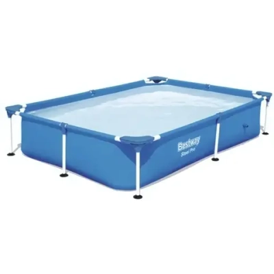 Бассейн каркасный Steel Pro прямоугольный 221*150*43 см Bestway (56401)