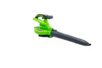 Аккумуляторный воздуходув пылесос Greenworks GD40BV, 2406907,40v, без АКБ и ЗУ