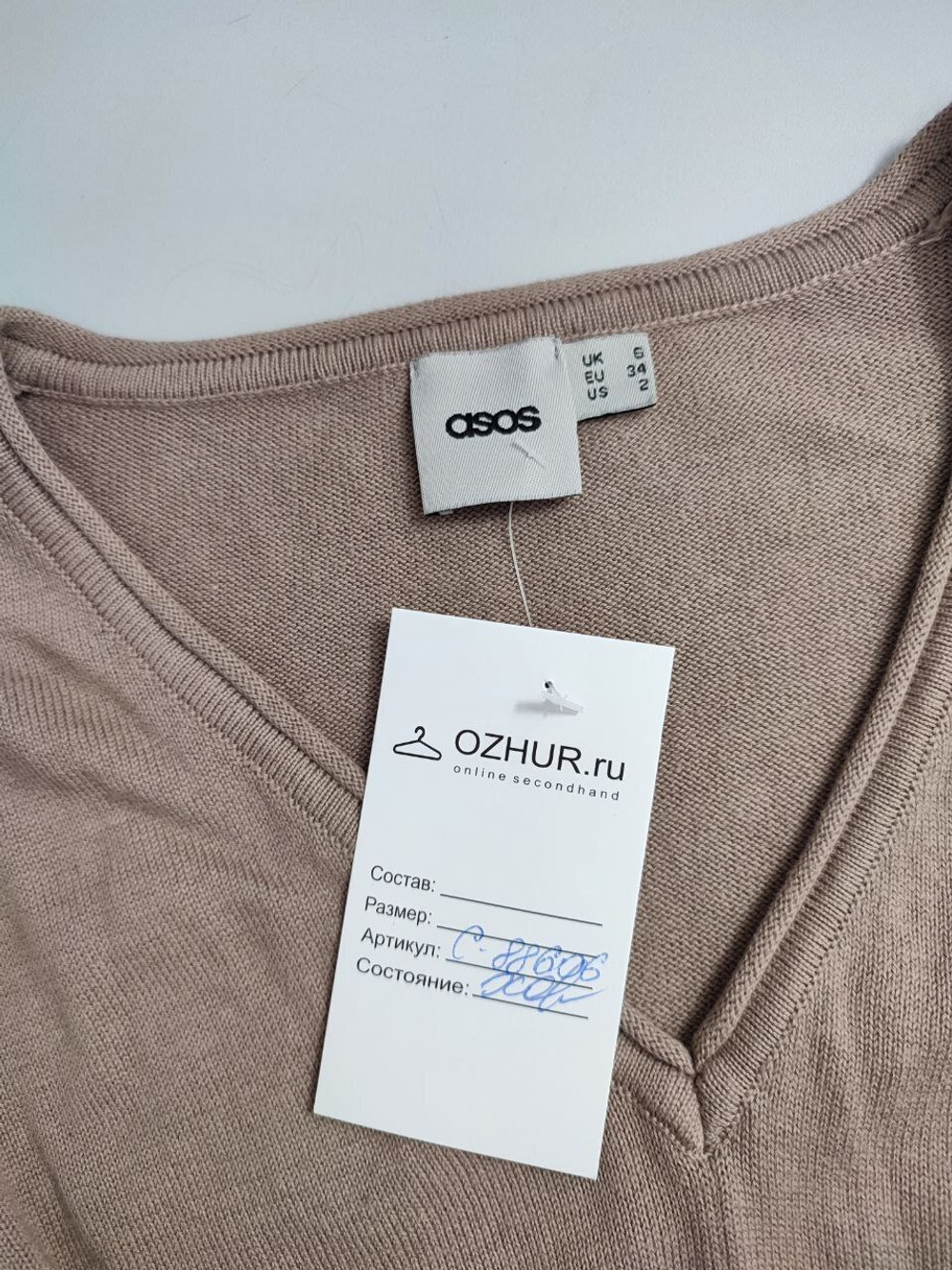 Платье Asos трикотажное 40 размер