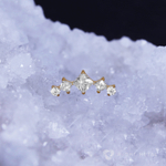 5K Square Crystal PVD Yellow
