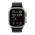 Умные часы Apple Watch Ultra 2 (2024) GPS + Cellular, 49mm, Natural Titanium Case with Black Trail Loop S/M, (Черный)