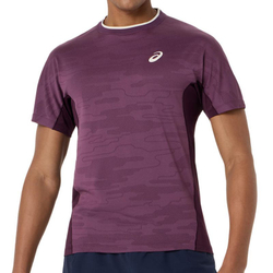 Теннисная футболка Asics Match Jacquard - dark aubergine