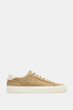 ZARA КРОССОВКИ ИЗ КОЖИ BAREFOOT, КОРИЧНЕВЫЙ