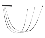 08060-3AS,19 Подвес Бофорт черный w150*150 h160 Led 50W (4000K)