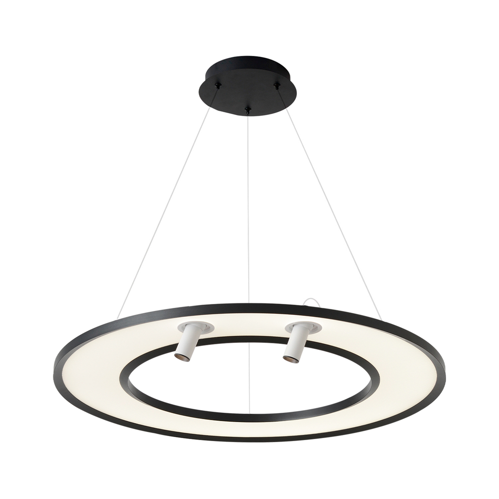 Подвесной светодиодный светильник Crystal Lux CONTOUR SP50W LED BLACK