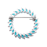 Брошь Fiore Luna Аура серебряная FBB01163-15 BL/S
