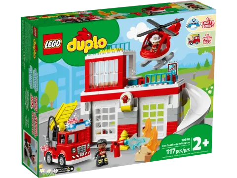 Конструктор LEGO Duplo 10970 Пожарная станция и вертолет