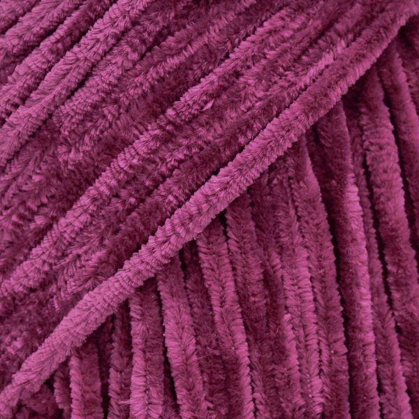 Пряжа YarnArt (ЯрнАрт) Velour / уп.5 мот. по 100 г, 170м, 855 пурпурный