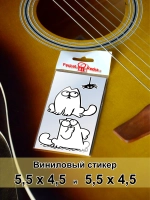 Стикеры - Кот думает с пауком