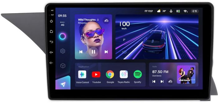 Магнитола для Mercedes-Benz GLK X204 2008-2012 NTG 4.0 - Teyes CC3L монитор 9" IPS на Android 10, CarPlay, 4G SIM-слот