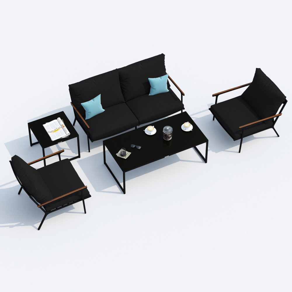 Кресло Ideal Patio ФЕСТА черное
