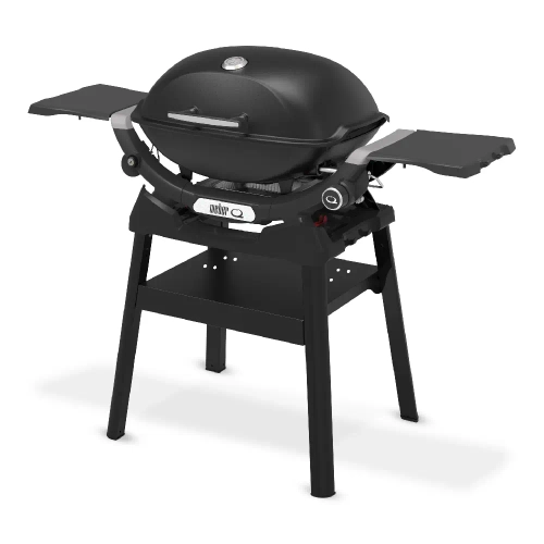 Газовый гриль Weber Q 2200N с боковыми столиками и подставкой