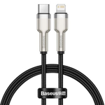 Baseus Cafule Series Metal Data Cable Type-C to iP PD 20W 25см (CATLJK-01) черный