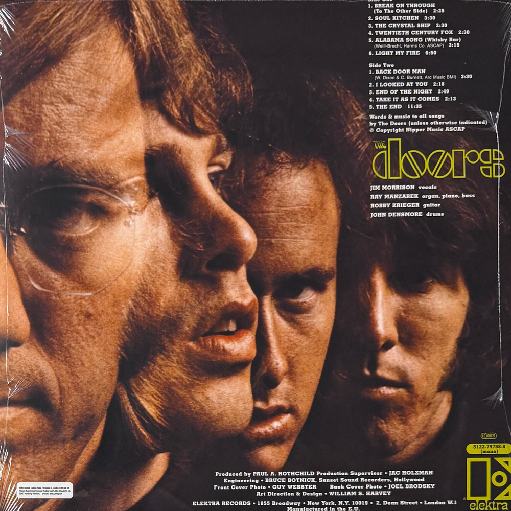 The Doors ‎– The Doors (Европа 2009г.) Mono