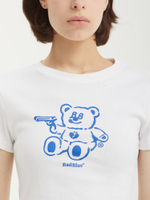 Женская Футболка Badbear Slim White