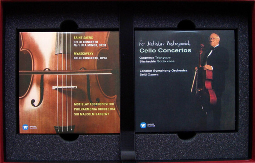 Mstislav Rostropovich / Cellist Of The Century (The Complete Warner Recordings)(40CD+3DVD)