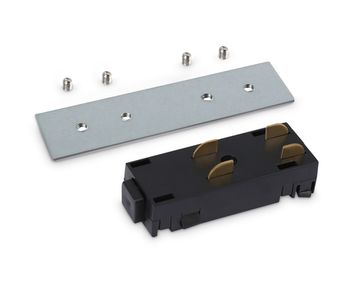 Коннектор питания прямой с соединителем для шинопровода GL1106 BK чёрный Magnetic 220V Ambrella