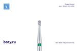 Бор алмазный зеленый  Frank Dental типа FG - D.822.012.G.FG