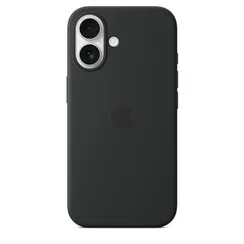 Чехол Silicone Case MagSafe для iPhone 16 Черный