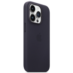 Кожаный чехол с поддержкой MagSafe Apple Leather Case для iPhone 14 Pro, Ink (Чернильный)