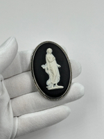 Брошь Wedgwood чёрная