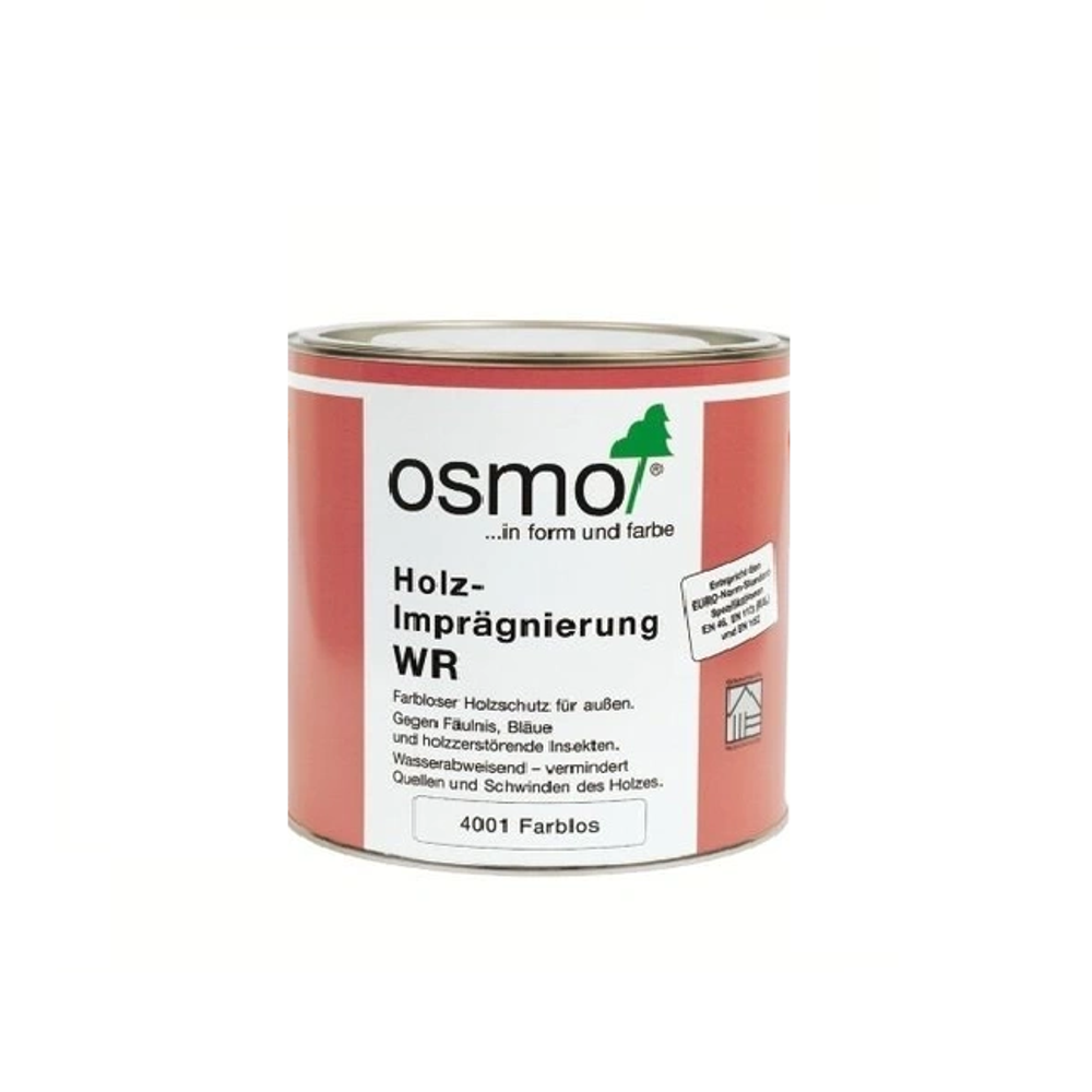 Защитная грунтовка - антисептик бесцветная Osmo Holz-Impragnierung WR 4001 0,22 л для древесины для наружных работ 13800005_2