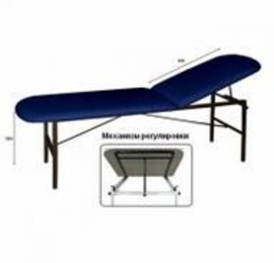 Кушетка М111-038 смотровая медицинская двухсекционная