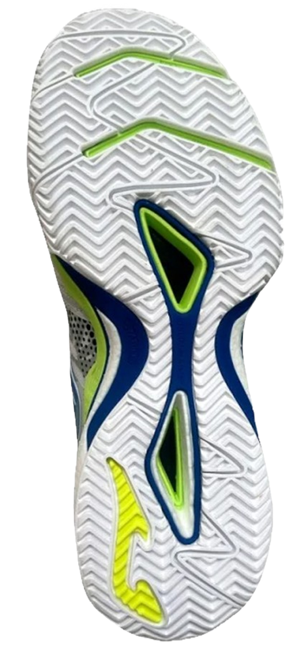 Мужские кросовки для Padel Joma Slam 2402 - white/lemon/fluor royal