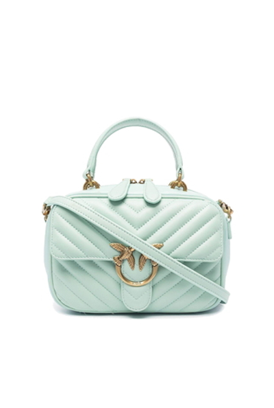 MINI SQUARE BAG V QUILT - mint