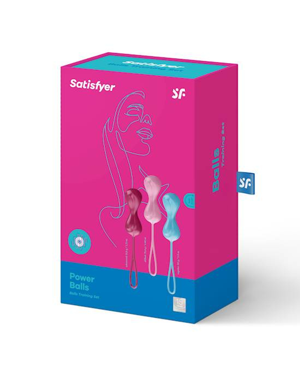 Satisfyer Power Balls Набор из вагинальных шapиков co cмещенным цeнтpoм тяжecти