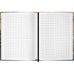 НОВИНКА! Блокнот "Gold Collection black" А5 96 листов, твердая ламинированная обложка соффтач с выборочным лаком