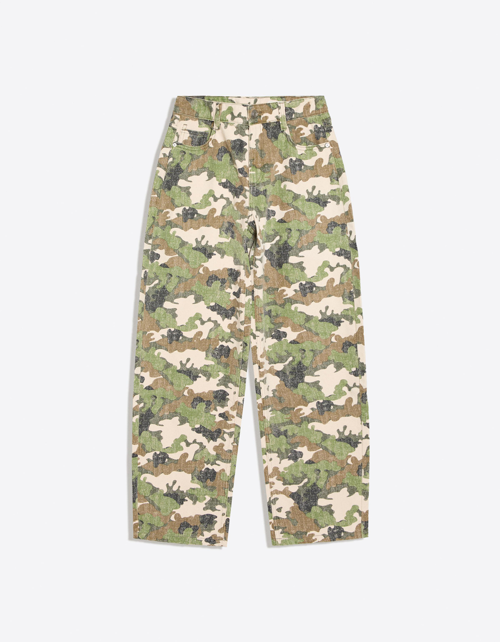 Женские джинсы-бананы с низкой посадкой - BERSHKA