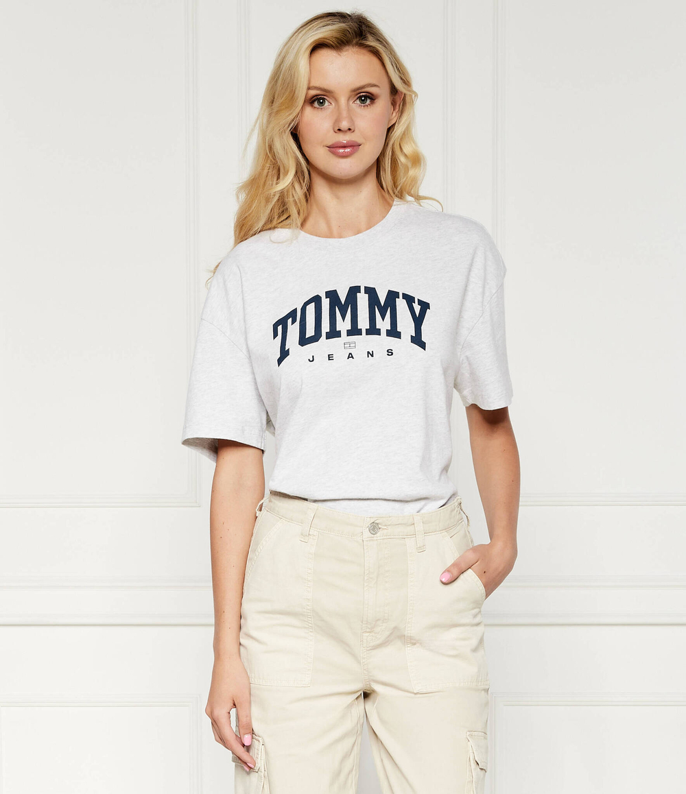 Футболка VARSITY 1 Tommy Jeans - серый(DW0DW18403)