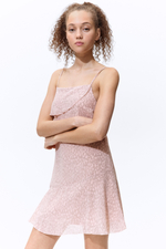 Шифоновое платье со шнуровкой на спине - H&M
