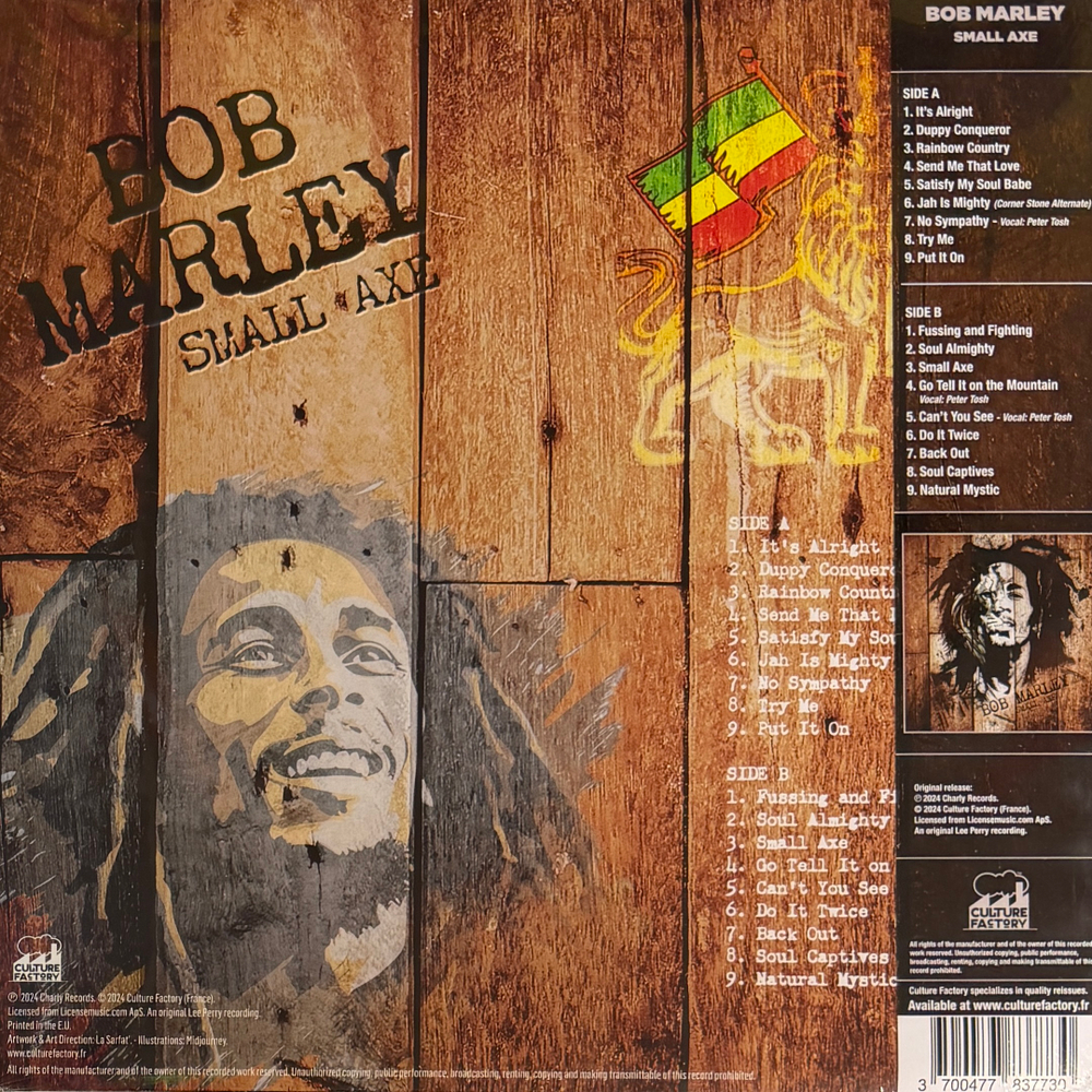 Bob Marley ‎– Small Axe (Европа 2024г.) Green