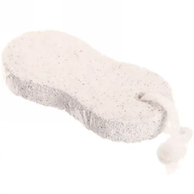 Пемза для ног «Pedicure», петля, цвет белый, 9*4,5*1,5см 28-34гр✦