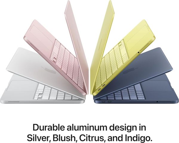 Ноутбук Apple MacBook Neo 13 2026 MHFJ4LL/A (A18 Pro 6-Core, GPU 5-Core, 8 ГБ, 512 ГБ), розовый