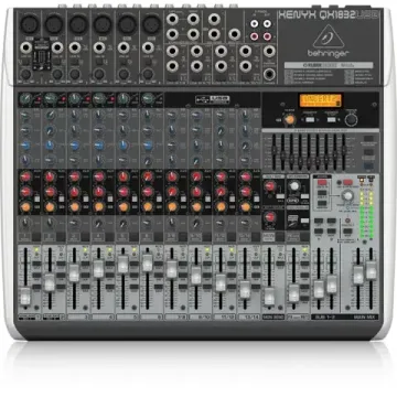 Behringer QX1832USB - микшер, 18 каналов, USB/аудио интерфейс, мик предусил и компр, 9 EQ, Multi FX