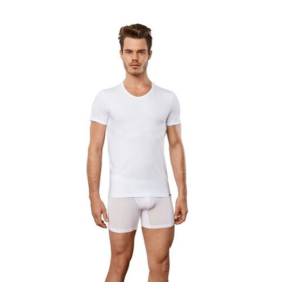 Набор из 2 мужских футболок Doreanse Cotton Stretch (Размер: XXL) (Цвет: белый)