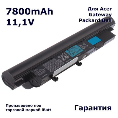 Аккумулятор iBatt 7800mAh для ноутбуков Acer AS09D70, AS09D31, AS09D56