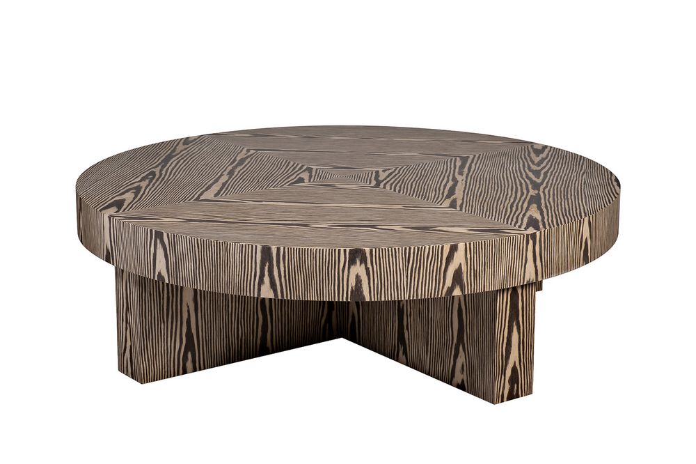 Стол журнальный 140x42см Garda Decor Zebrano