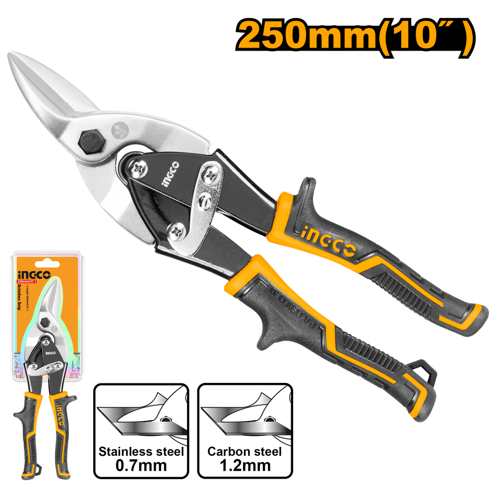 Ножницы по металлу INGCO HTSN0110L 250 мм Ножницы по металлу INGCO HTSN0110L 250 мм